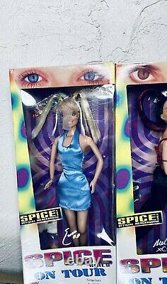 5 New Vintage 1998 Spice Girls On Tour Galoob Official Action Figures Dolls