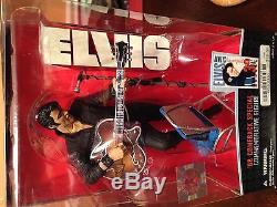 (7) Elvis Figures. Eagle Jumpsuit, Gold Suit, Hawaii Set, Las Vegas, Jailhouse