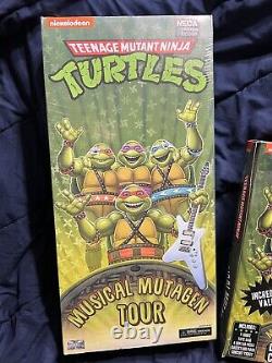 7 Scale Action Figure TMNT Musical Mutagen Tour 4 Pack- BUNDLE