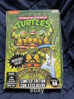 7 Scale Action Figure TMNT Musical Mutagen Tour 4 Pack- BUNDLE