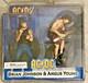 Acdc Brian Johnson & Angus Young 2007 Neca Action Figures Misb