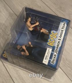 ACDC Brian Johnson & Angus Young 2007 NECA Action Figures MISB