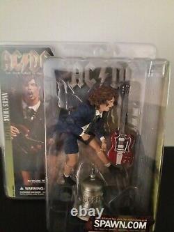 AC/DC Angus Young Action Figure in Schoolboy Outfit Hells Bells NIP