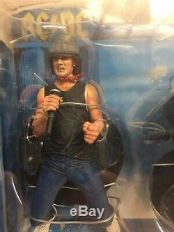 AC/DC Brian Johnson & Angus Young Figures NECA Action Figure Set NIB OOP