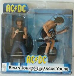 AC/DC- Brian Johnson & Angus Young Special Edition Action Figure Set NIB 2007
