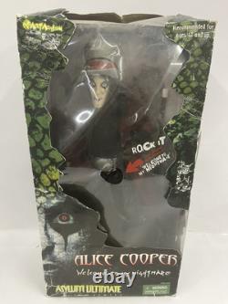 ALICE COOPER Welcome My Nightmare Art Asylum Ultimate Series 18 Figure Box Dmg