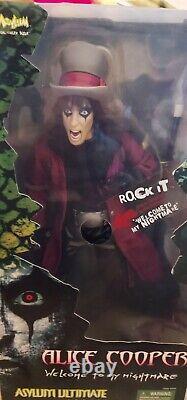 ALICE COOPER Welcome to My Nightmare Art Asylum Ultimate Series 18 Figure NEW