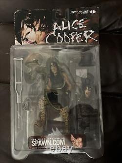 Alice Cooper Action Figure McFarlane Toy 2000 Spawn Sealed New 14 Piece Diorama