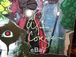Alice Cooper Rare Authentic SIGNED Limited 18 Action Figure Toy Art Asylum COA