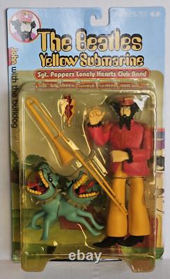 All Eight Beatles Yellow Submarine Figures from 1999 and 2000 Mcfarlane Toys