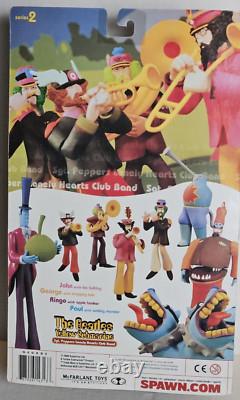 All Eight Beatles Yellow Submarine Figures from 1999 and 2000 Mcfarlane Toys