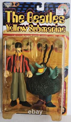 All Eight Beatles Yellow Submarine Figures from 1999 and 2000 Mcfarlane Toys