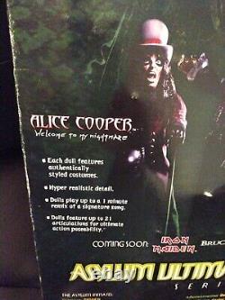 Art Asylum ALICE COOPER Ultimate 18 Musical Figure Welcome Nightmare RARE NEW