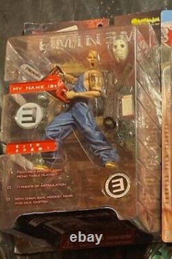 Art Asylum Eminem Slim Shady Chainsaw Marshall Mathers 7 inch Action Figure