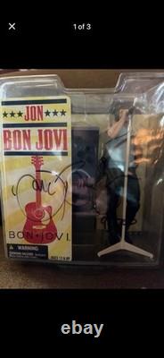 Autographed Jon Bon Jovi McFarlane Action Figure