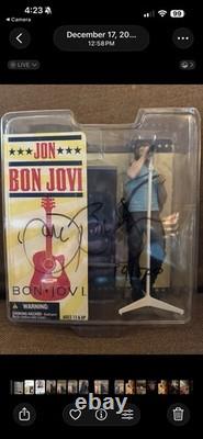 Autographed Jon Bon Jovi McFarlane Action Figure