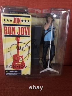 Autographed Jon Bon Jovi McFarlane Action Figure