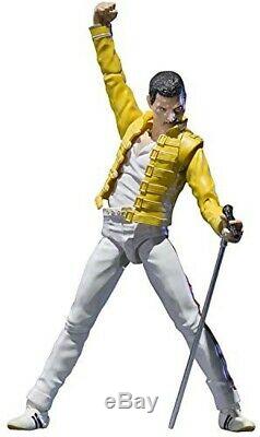 BANDAI S. H. Figuarts Freddie Mercury Queen Action Figure with Tracking NEW