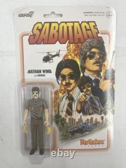 BEASTIE BOYS SABOTAGE Super 7 ReAction Figures COMPLETE SET OF ALL 3 FIGURES