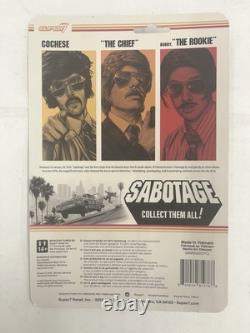 BEASTIE BOYS SABOTAGE Super 7 ReAction Figures COMPLETE SET OF ALL 3 FIGURES