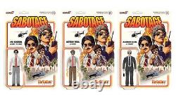 BEASTIE BOYS Sabotage action Figures Super7 ReAction Set Of 3 Mint On Card