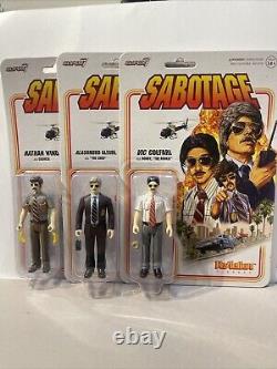 BEASTIE BOYS Sabotage action Figures Super7 ReAction Set Of 3 Mint On Card