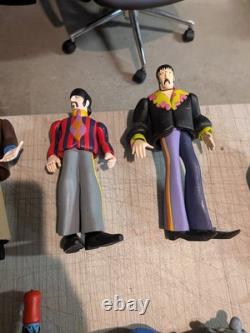 BEATLES 2000 Yellow Submarine Sgt Peppers Lonely Hearts Club Band Figure lot set