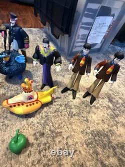BEATLES 2000 Yellow Submarine Sgt Peppers Lonely Hearts Club Band Figure lot set