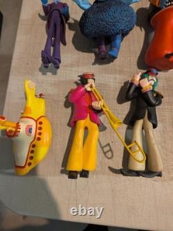 BEATLES 2000 Yellow Submarine Sgt Peppers Lonely Hearts Club Band Figure lot set