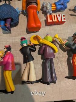 BEATLES 2000 Yellow Submarine Sgt Peppers Lonely Hearts Club Band Figure lot set
