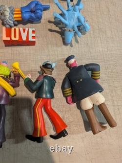 BEATLES 2000 Yellow Submarine Sgt Peppers Lonely Hearts Club Band Figure lot set