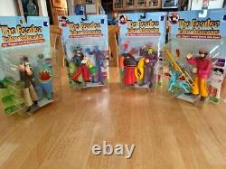 BEATLES Yellow Submarine COMPLETE SET OF ACTION FIGURES 1999/2000 McFarlane