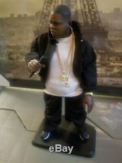 BIGGIE SMALLS custom 1/6 scale Action Figure wit 2 chains, watch & bracelet