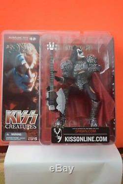 BRAND NEW AND RARE LOT OF 4 McFARLANE 2002 KISS CREATURES