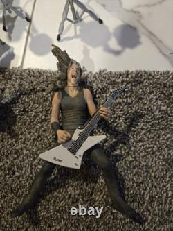 Band Musician Action Figure Set with Drum Kit, Guitars & Cymbal Stand Plastic
