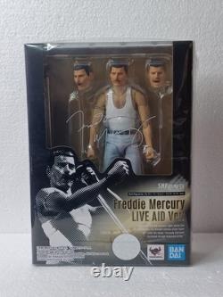Bandai S. H. Figuarts Queen Freddie Mercury Live Aid Ver. Action Figure Brand New