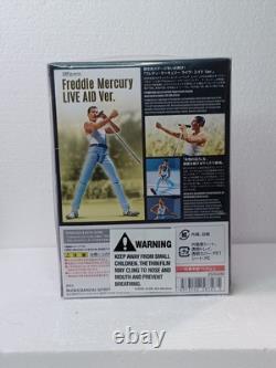 Bandai S. H. Figuarts Queen Freddie Mercury Live Aid Ver. Action Figure Brand New