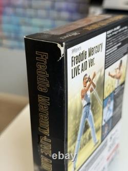 Bandai S. H. Figuarts Queen Freddie Mercury Live Aid Ver. Action Figure, NEW