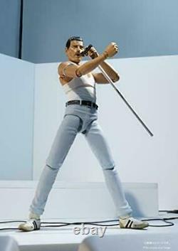 Bandai S. H. Figuarts Queen Freddie Mercury Live Aid Ver. Action Figure from JAPAN