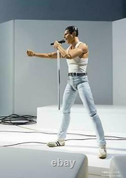 Bandai S. H. Figuarts Queen Freddie Mercury Live Aid Ver. Action Figure from JAPAN