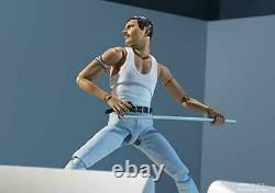 Bandai S. H. Figuarts Queen Freddie Mercury Live Aid Ver. Action Figure from JAPAN