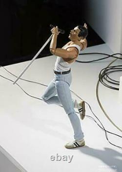 Bandai S. H. Figuarts Queen Freddie Mercury Live Aid Ver. Action Figure from JAPAN