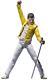 Bandai Tamashii Nations Freddie Mercury Singing Artist Action Figure