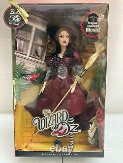 Barbie 50th Edition Wicked Witch of The East Wizard Oz Music Works 2009 Silver