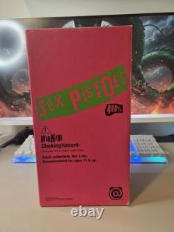 Bearbrick 400% Sex Pistols Medicom Pink/Green 2007 Ltd 500 Open Rare Be@rbrick