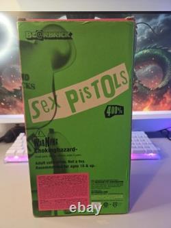 Bearbrick 400% Sex Pistols Medicom Pink/Green 2007 Ltd 500 Open Rare Be@rbrick