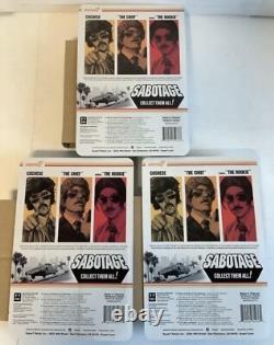 Beastie Boys Sabotage Complete Set All 3 Figures Super 7 Reaction All Brand New