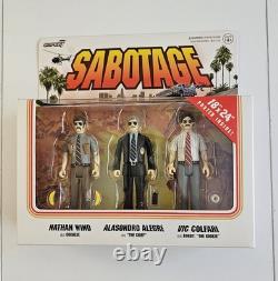 Beastie Boys Sabotage Super7 ReAction Figure 3-Pack Set 3.75. NISB