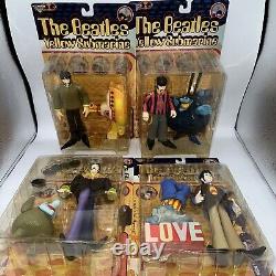 Beatles 1999 McFarlane Toys Yellow Submarine VINTAGE Set Of 4 Action Figures