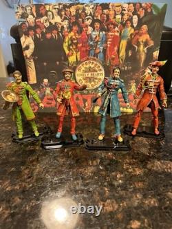 Beatles Sgt Peppers Custom Action Figures. 3.75 Figures